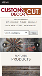 Mobile Screenshot of customcutdecor.com